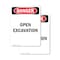 Signmission 5 in Height, 3.5 in Width, Vinyl Decal, Rectangle OS-2PACK-DS-D-35-V-2497 - alternate 1